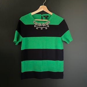 J. Crew Jeweled Sweater Size M